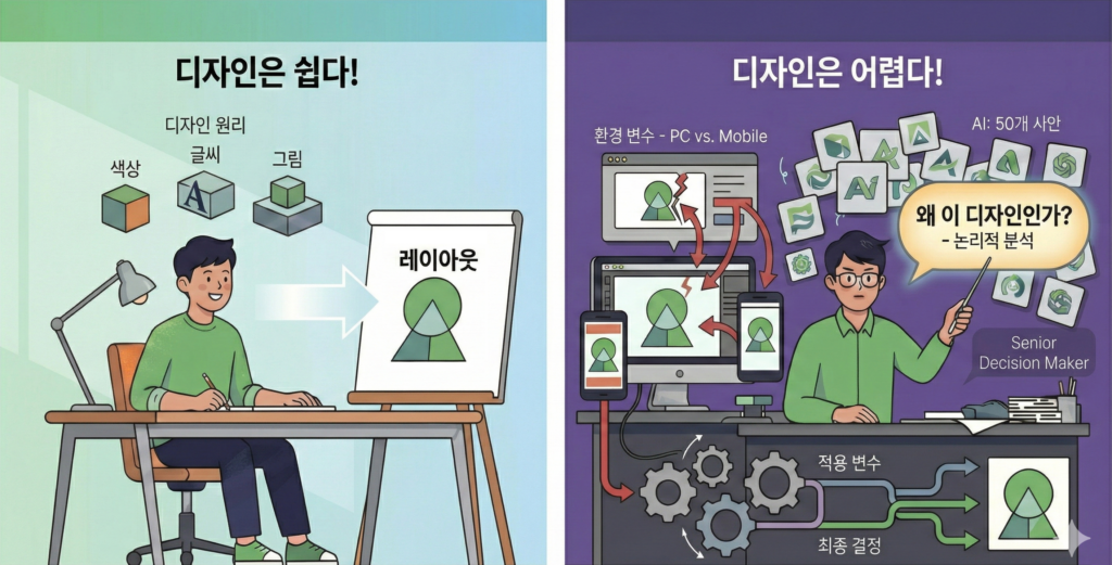 디자인은 쉽다! & 디자인은 어렵다!