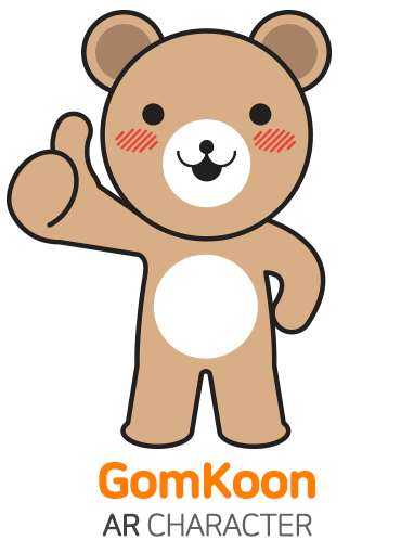 곰쿤(GomKoon) 캐릭터 디자인 예시